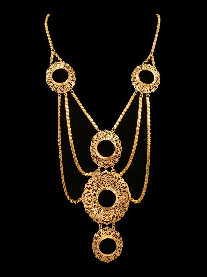 21K Gold Coin Necklace – SW11079
